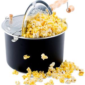 Franklin's Gourmet Popcorn - Franklin's Original Whirley Pop Stovetop Popcorn Machine Popper. Delicious & Healthy Movie Theater Popcorn Maker. FREE Organic Popcorn Kit. Makes Popcorn Just Like the Movies.