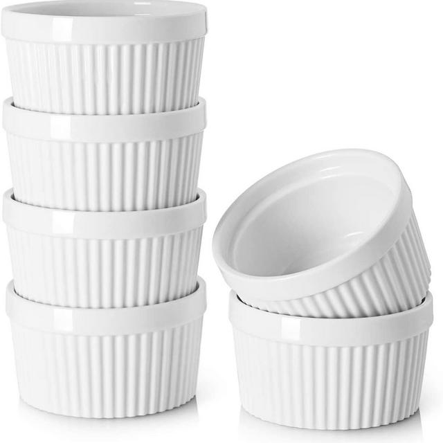 Dowan 8 oz. Ceramic Round Ramekins (Set of 6)
