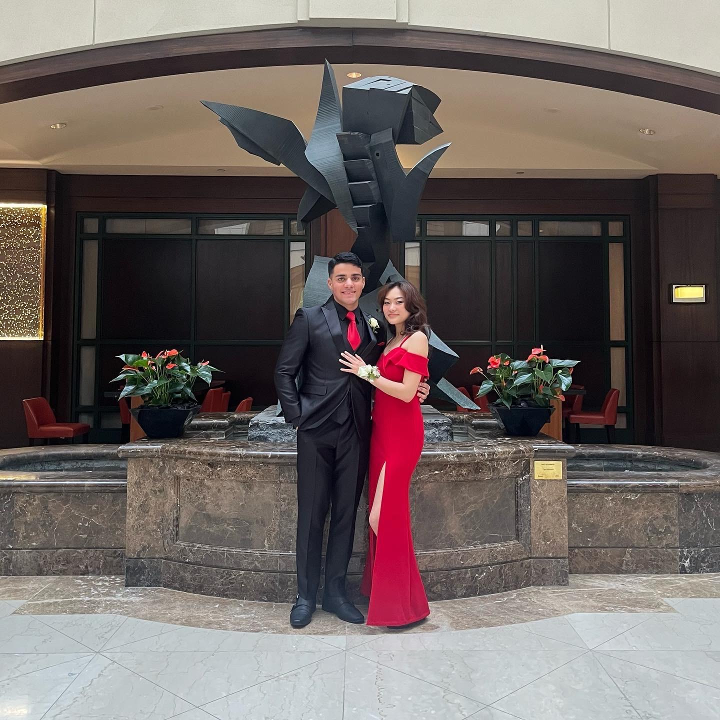 5/14/22: Prom photo at the venue 🤑