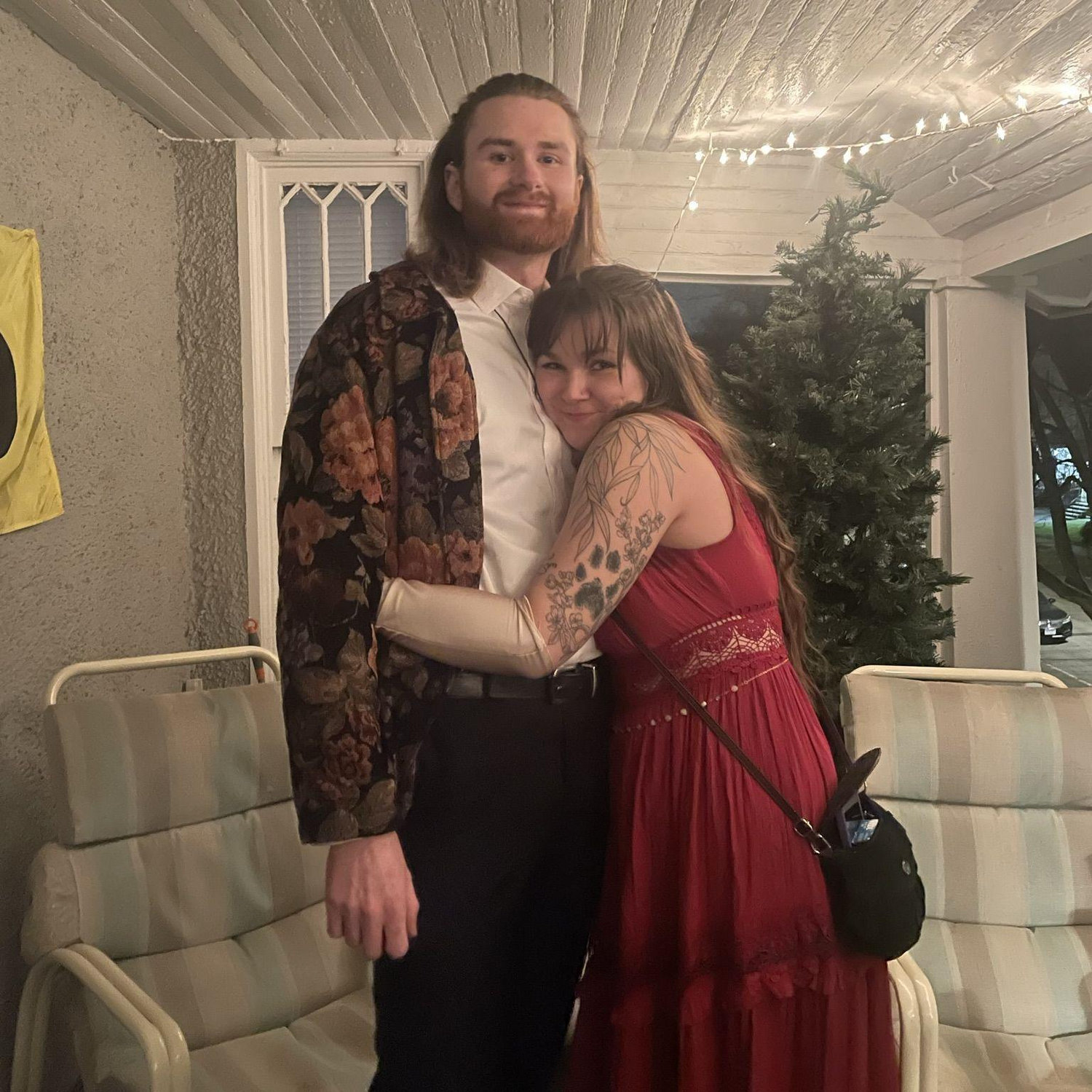 February 10, 2024: Got all snazzed up for jazz night!