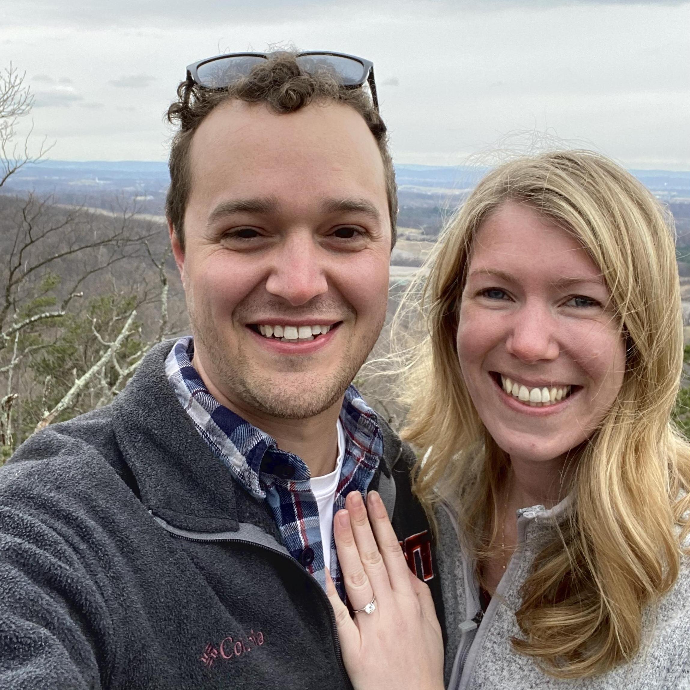 First pic as an engaged couple!