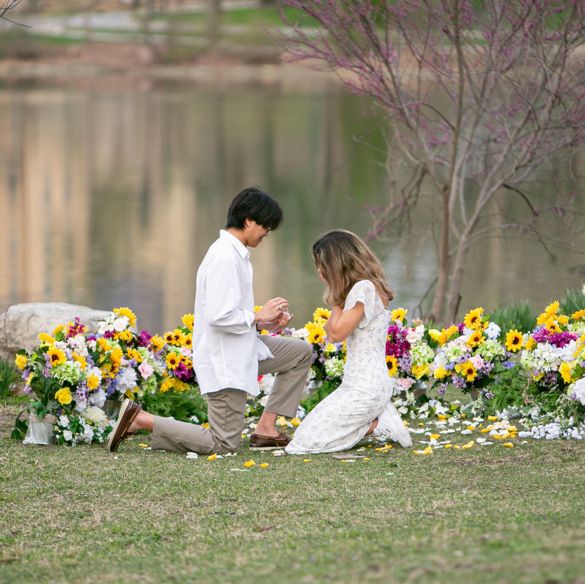 Peter popped the question on the St. Mary's Lake in the culmination of his fantastic Operation Lightning in a Bottle!
