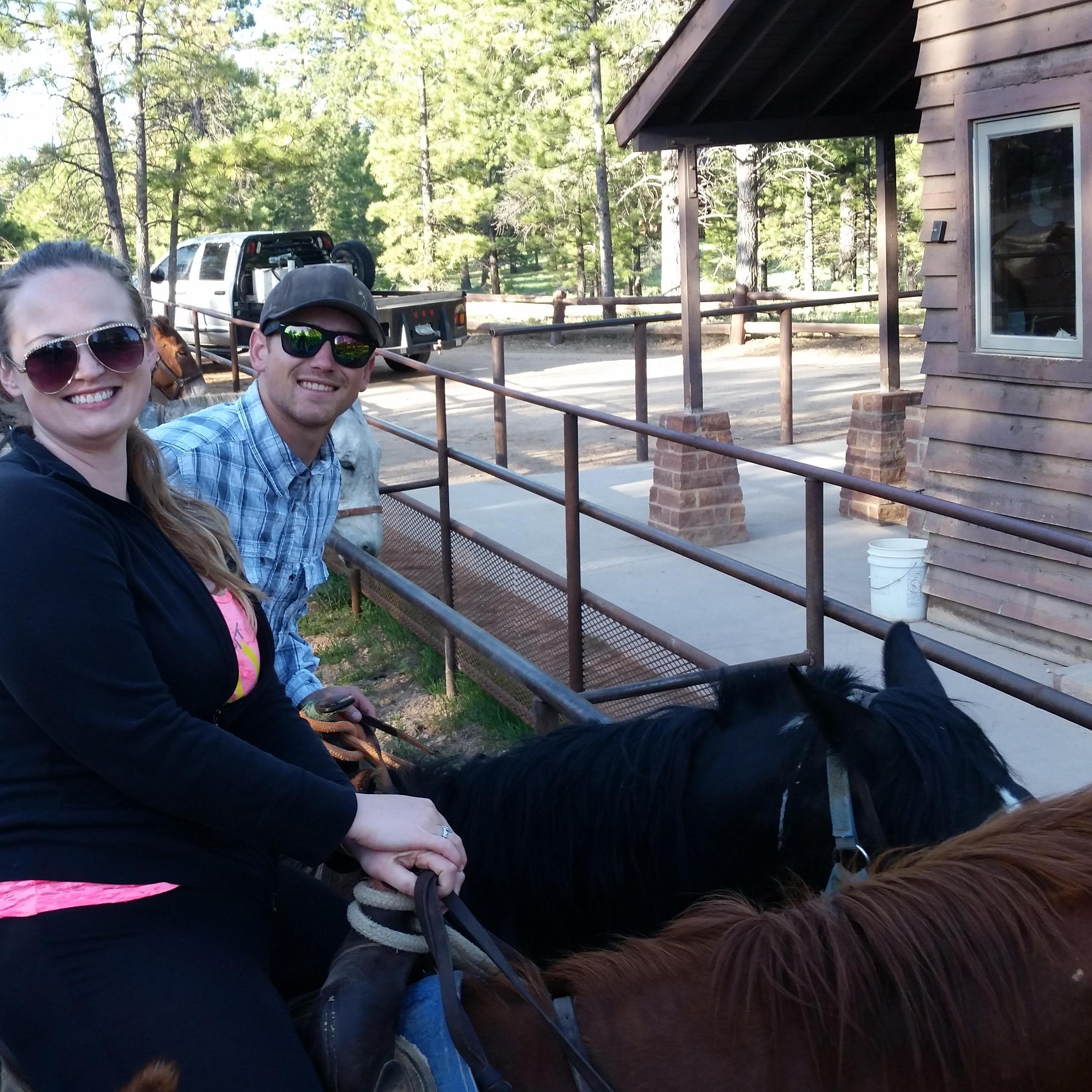 About to go horseback riding through Bryce Canyon. Utah Summer 2017.