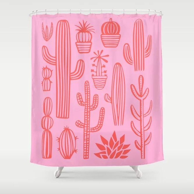 Cactus Shower Curtain | Society6