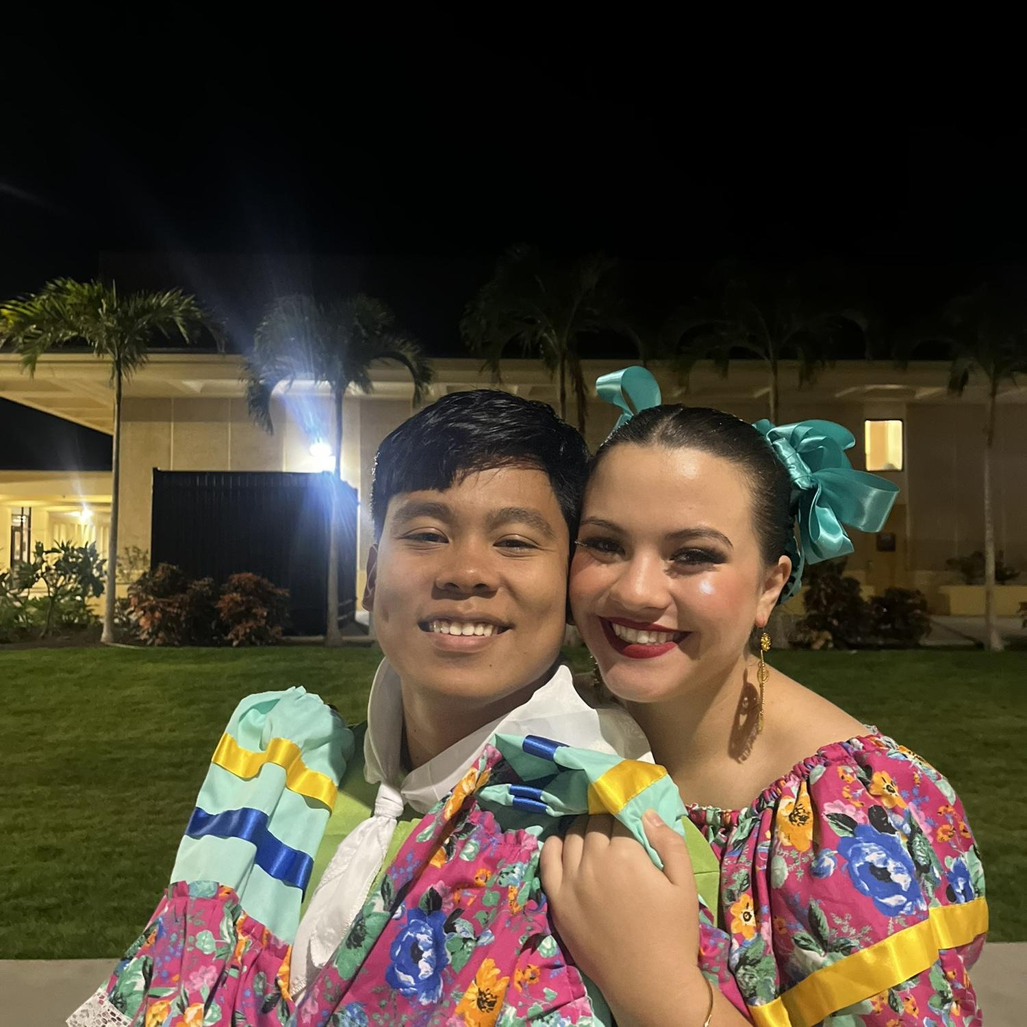 Culture night! Isabel for Mexico and Jundy for Philppines!