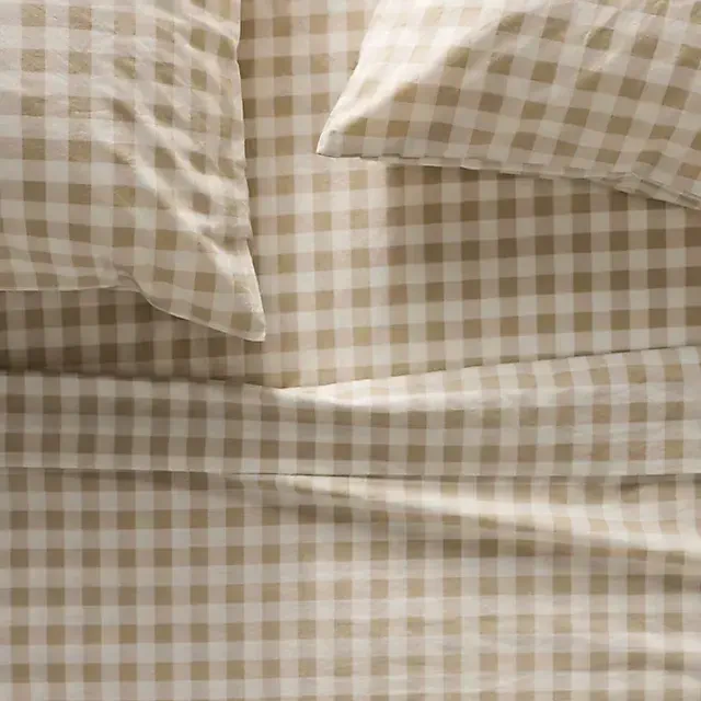 Organic Cotton Percale Printed Sheet Set