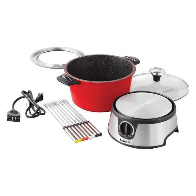 The Rock by Starfrit 3.2qt Electric Fondue Set - Black