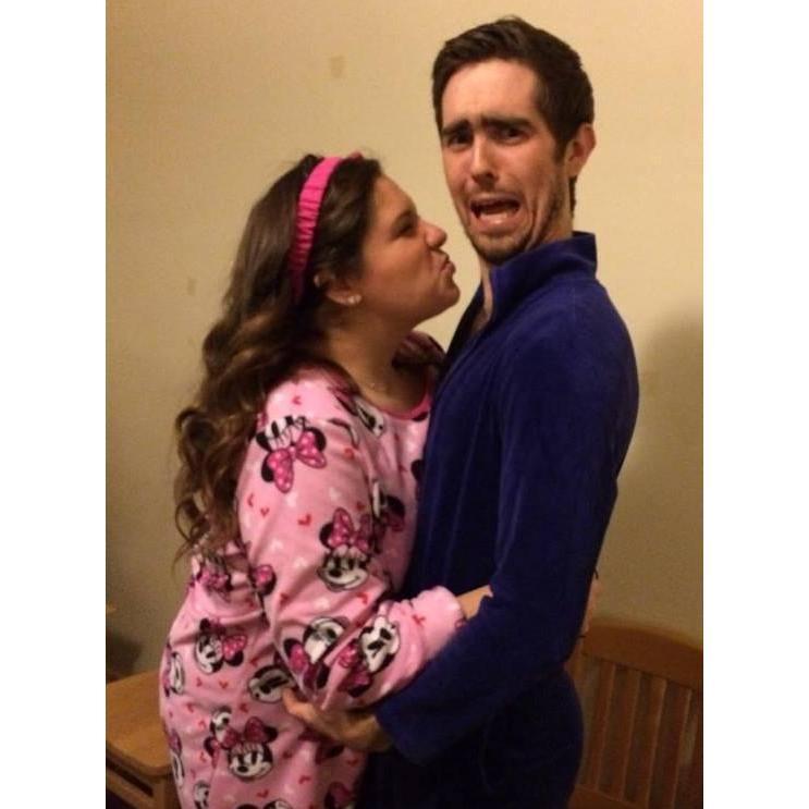 I promise he loves me! Senior year at Dayton.