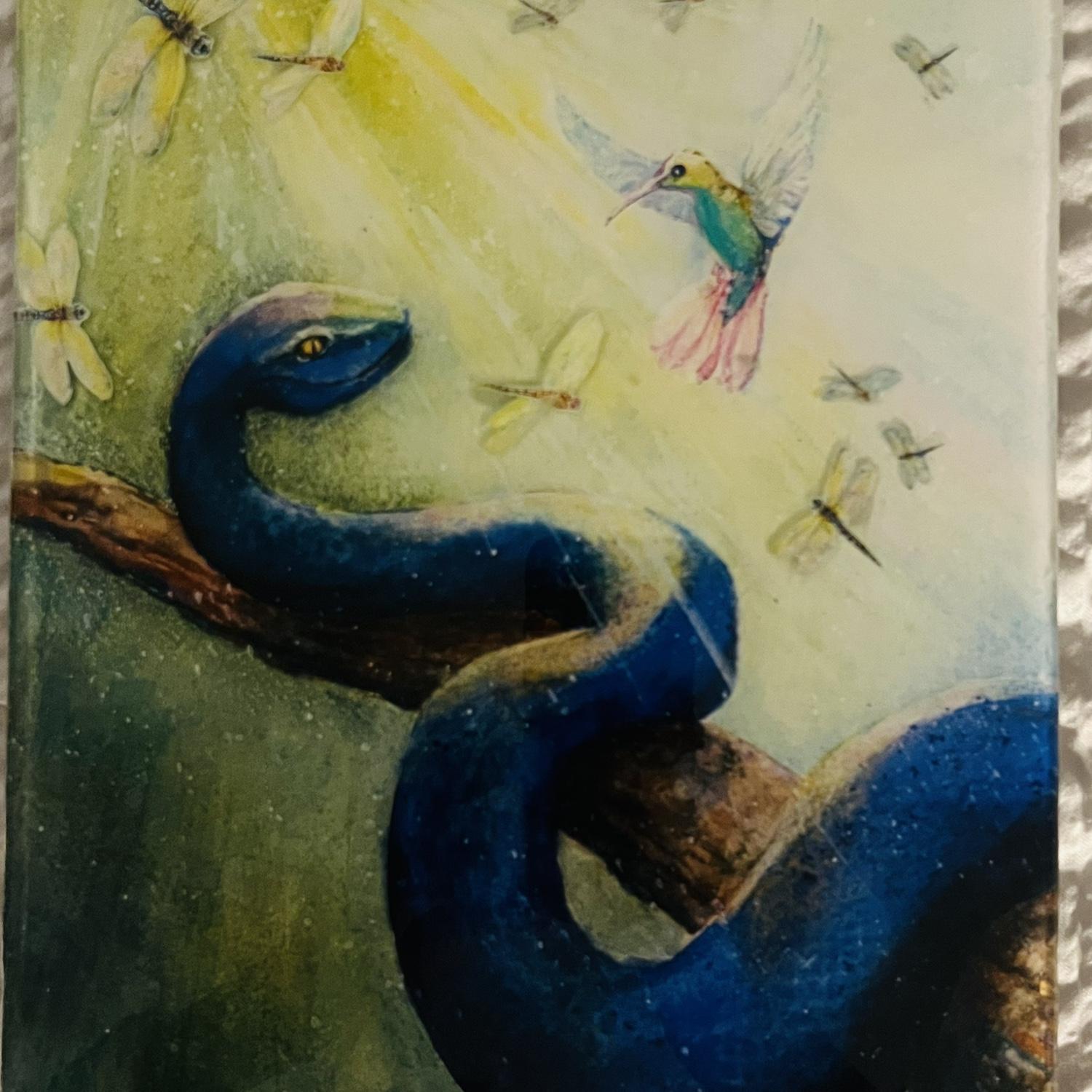 The gorgeous piece of handmade art Kaine bought Ani on their trip.