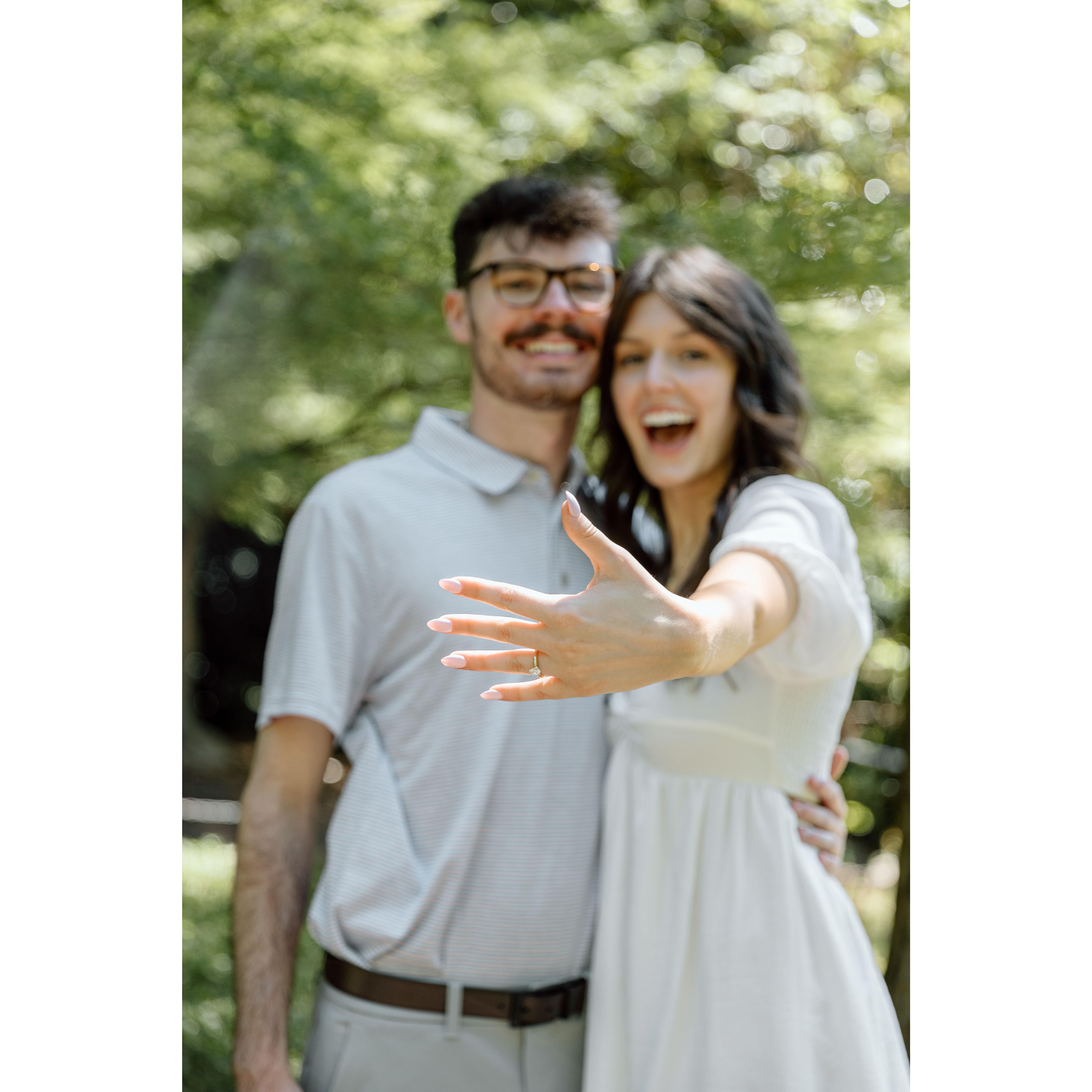 SHE SAID YES!