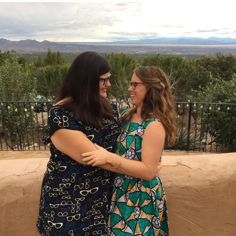 Celebrating love in Santa Fe, New Mexico.