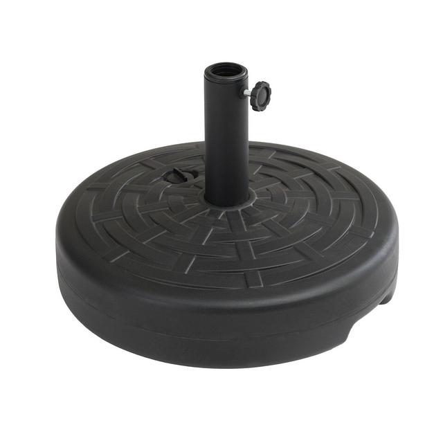 Sunjoy Universal Black Patio Umbrella Base