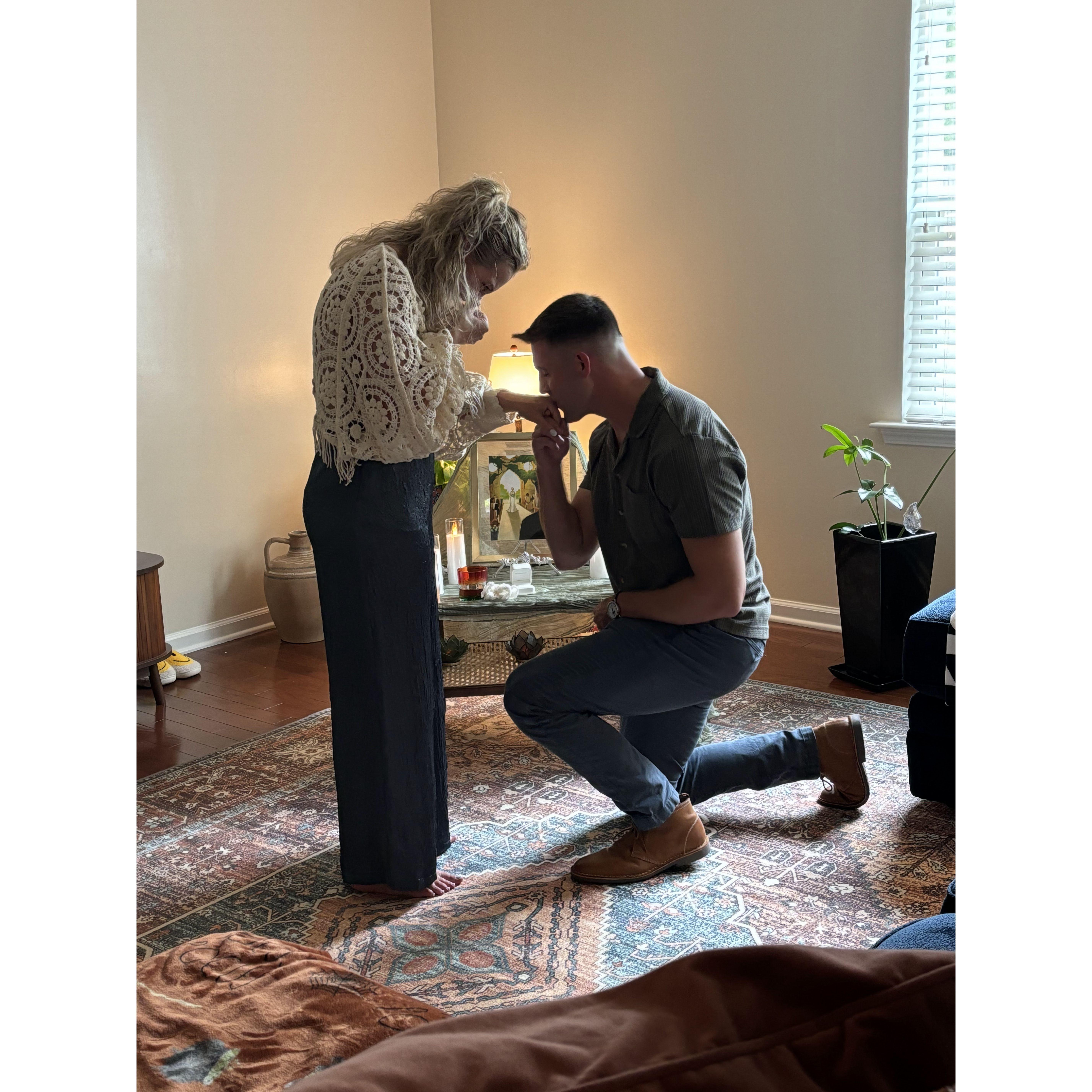 The day Jamie proposed.
