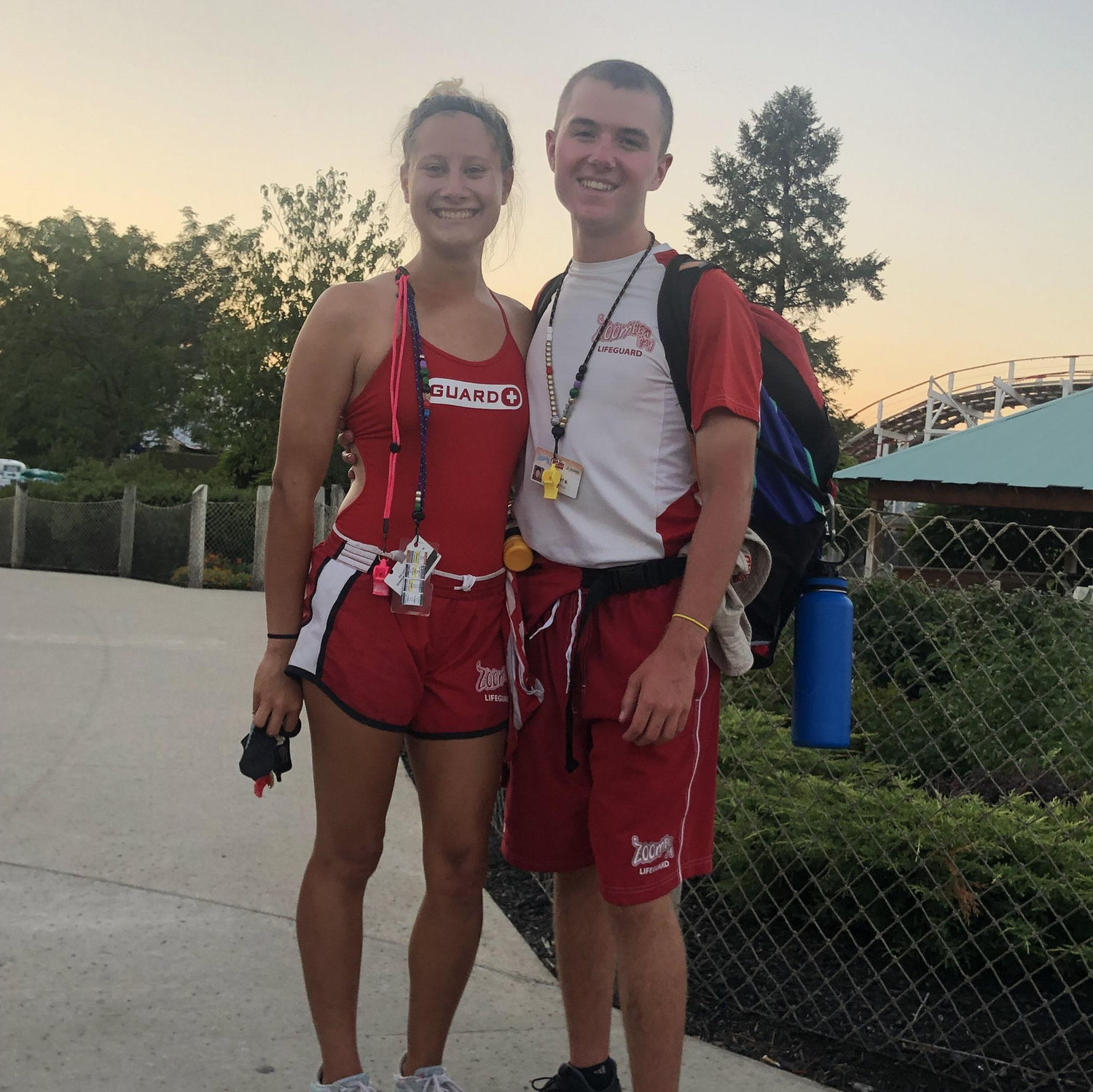 We first met working as lifeguards at Zoombezi Bay in the summer of 2019.