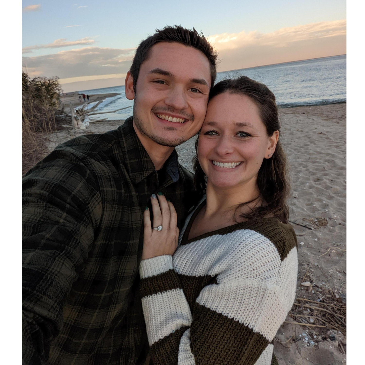 Right after he proposed to me