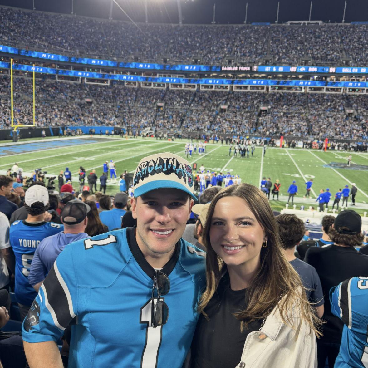 The Panthers playoffs game in Charlotte. Go Thurs!