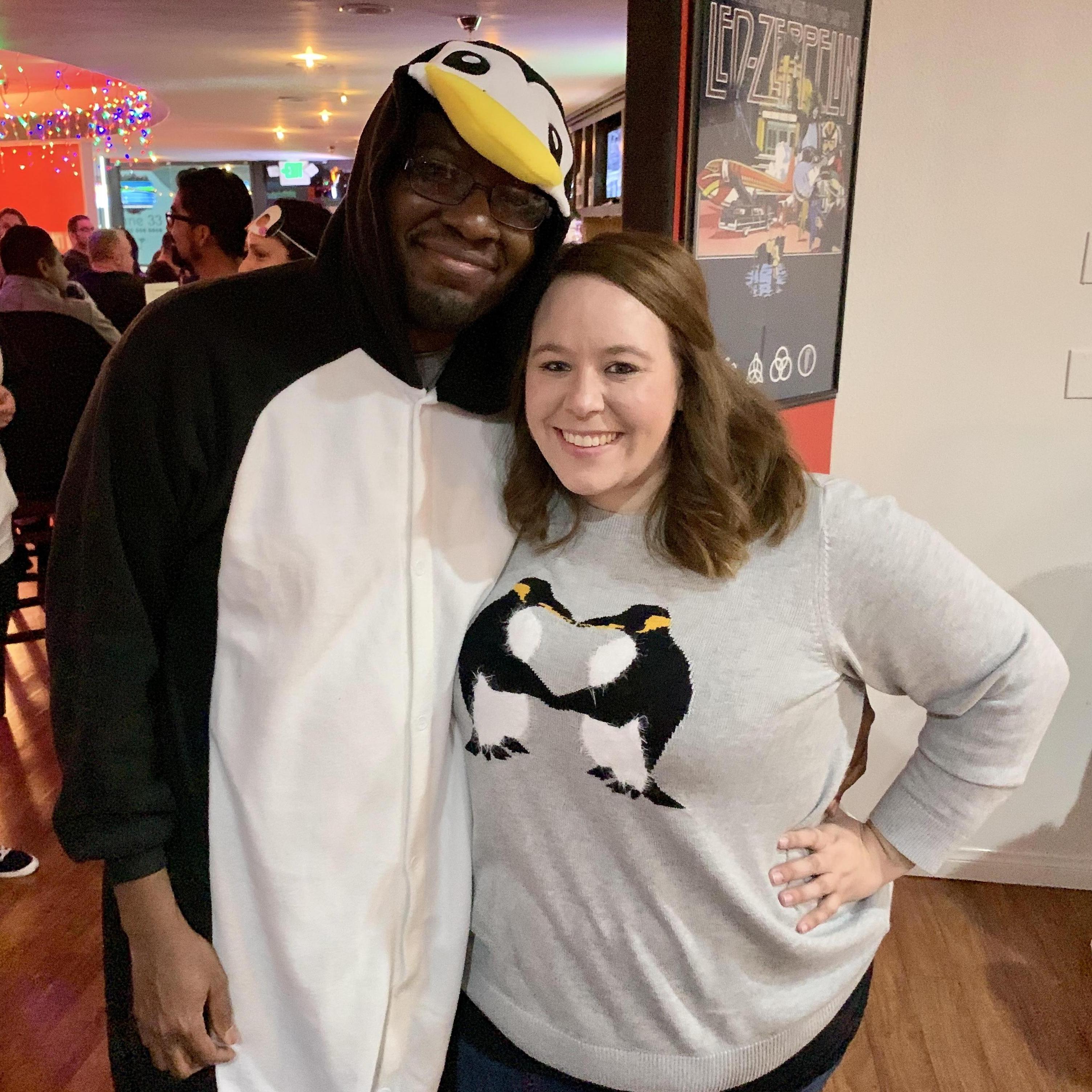 Dec. 2018 - Annie's penguin-themed 30th Birthday!