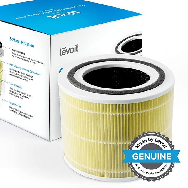 LEVOIT Core 300 Air Purifier Replacement Filter, 3-in-1 Pre-Filter, True HEPA Filter, High-Efficiency Activated Carbon Filter, Core 300-RF (Pet Allergy)