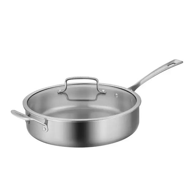 Cuisinart® Chef’s Classic™ Pro 5.5 qt. Stainless Steel Covered Saute Pan