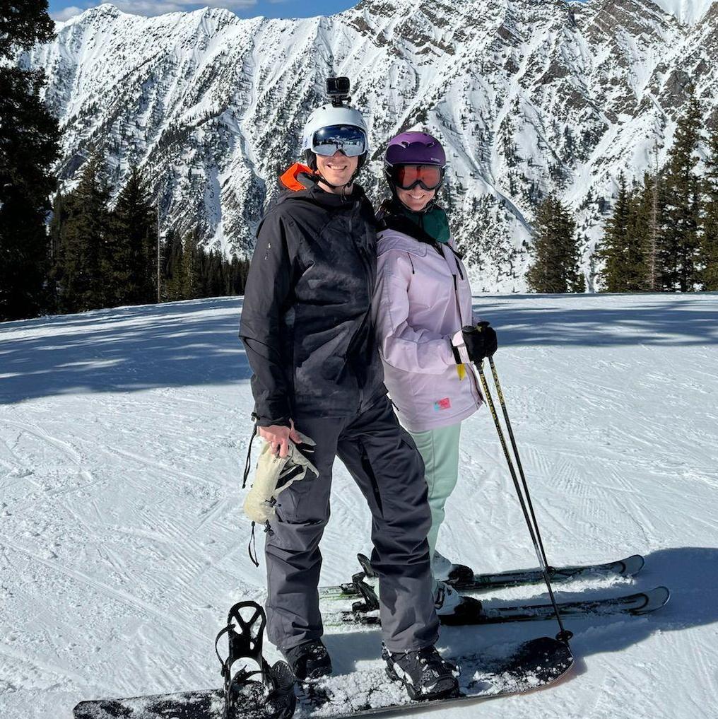 Skiing for Spencer's 30th