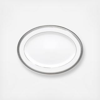 Crestwood Platinum Oval Platter