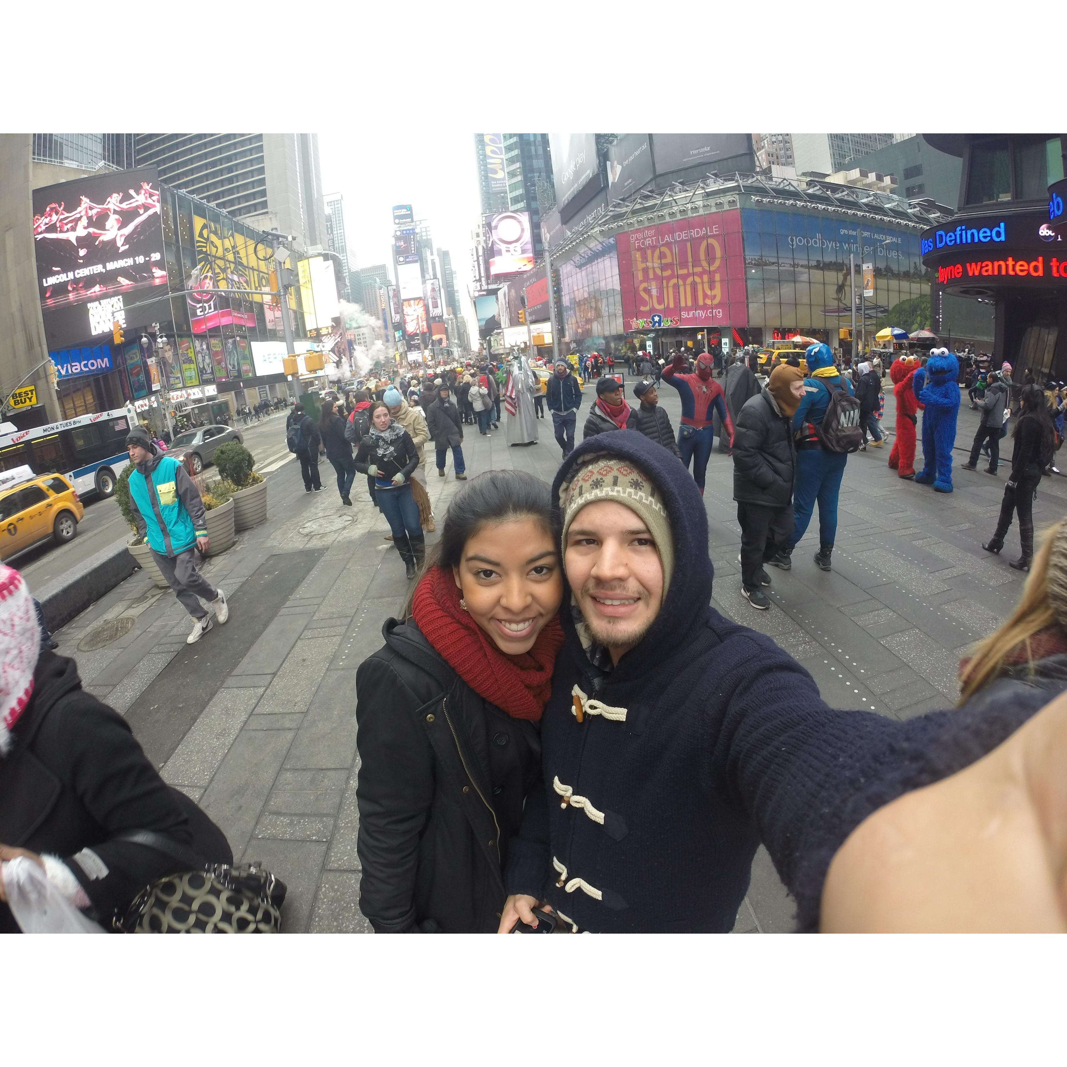 Primera vez de Vero en NY