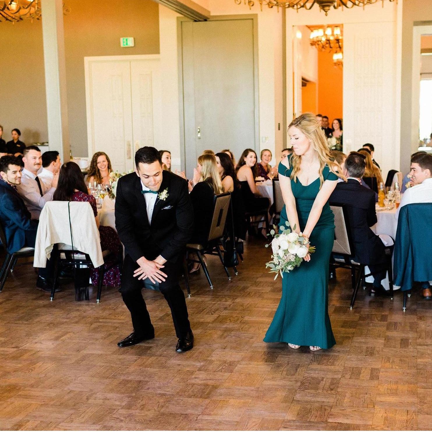 Roger and Alaina love to dance despite not being very good at it.