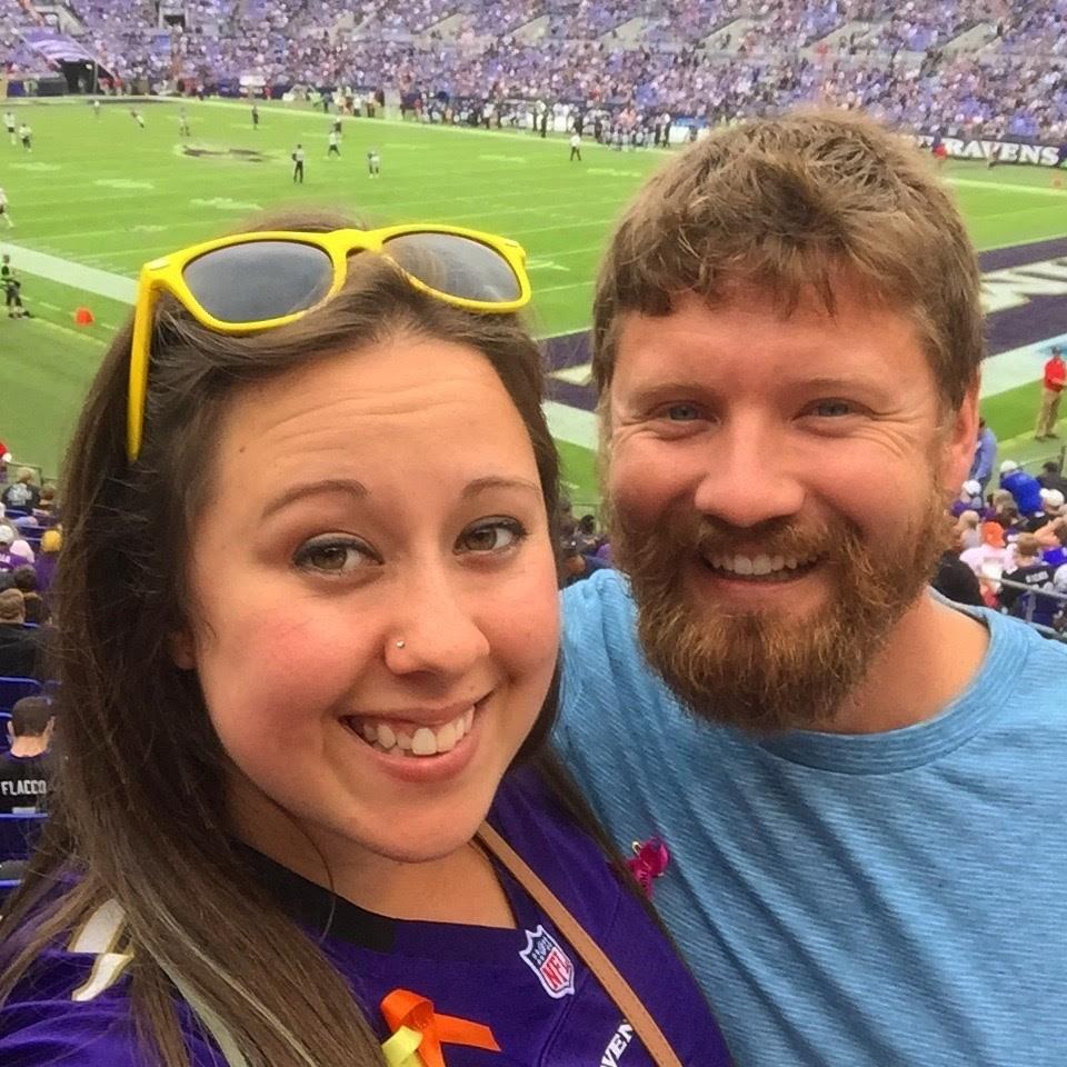 Cheering on the Ravens October 2017