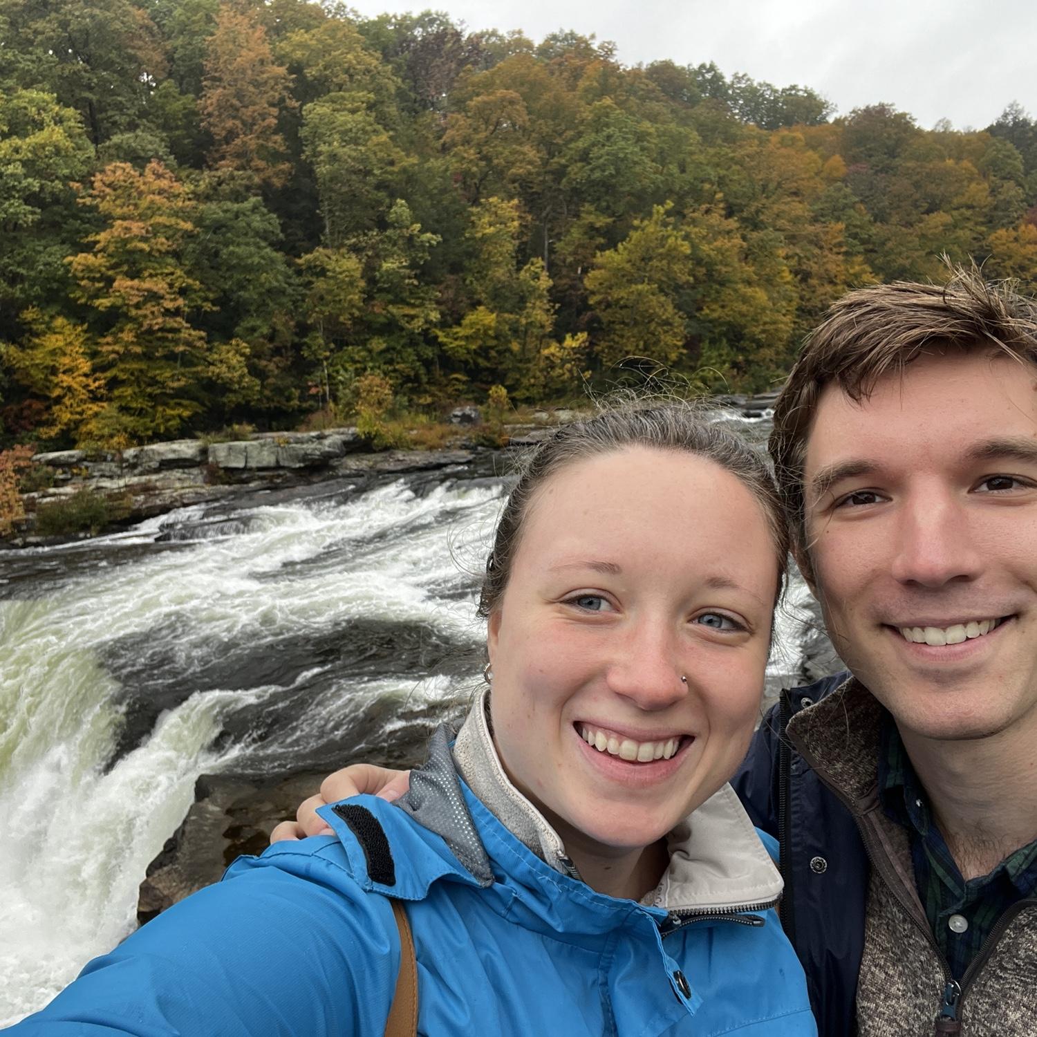 Maddie and Ian took a weekend trip to Ohiopyle, outside of Pittsburgh, to enjoy the beginnings of the fall colors.