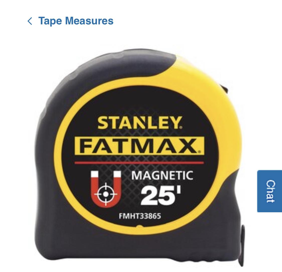 Stanley FATMAX 25-ft Magnetic Tape Measure
