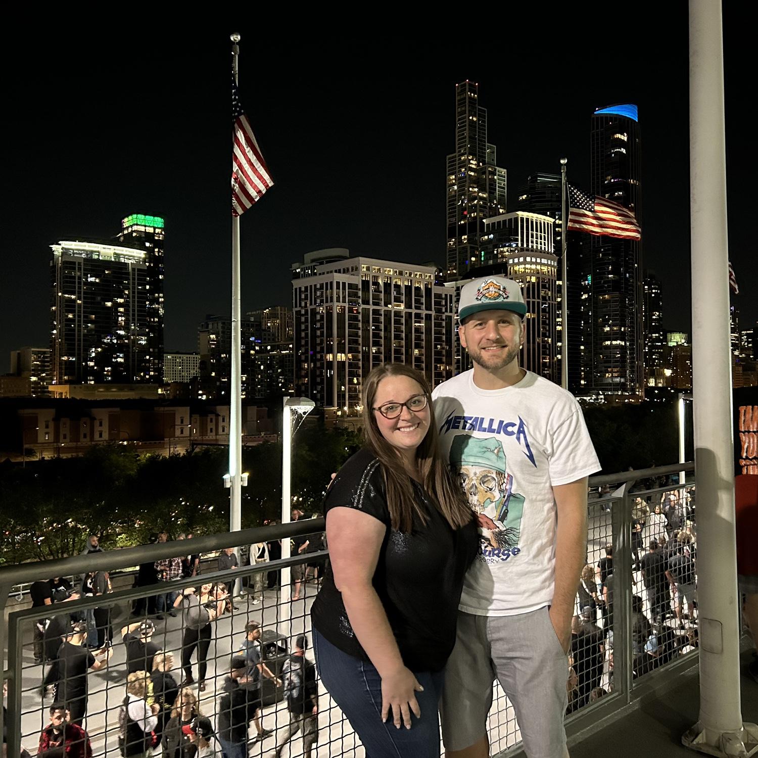 Metallica concert in Chicago
