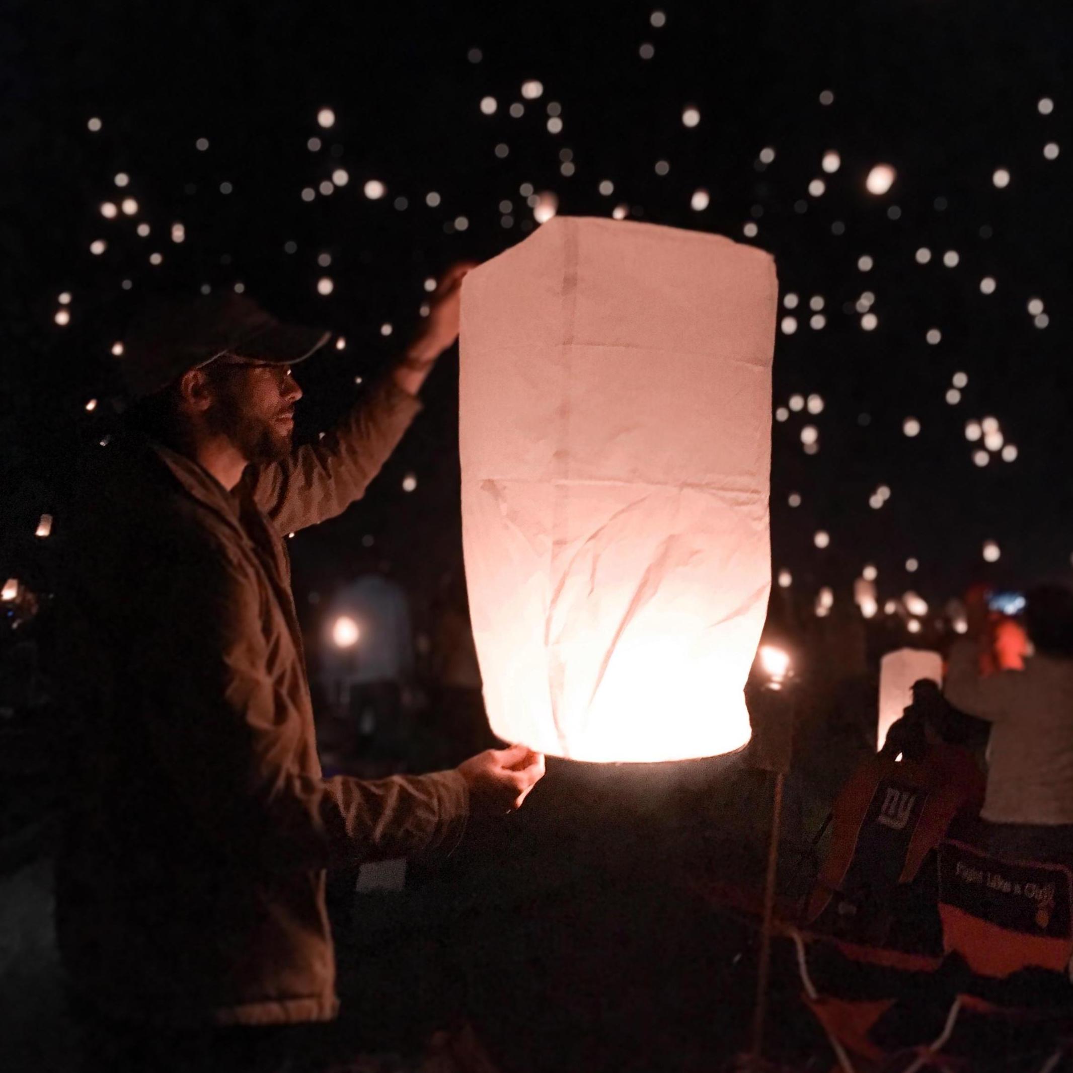 Lantern festival in Michigan, Sept. 2018