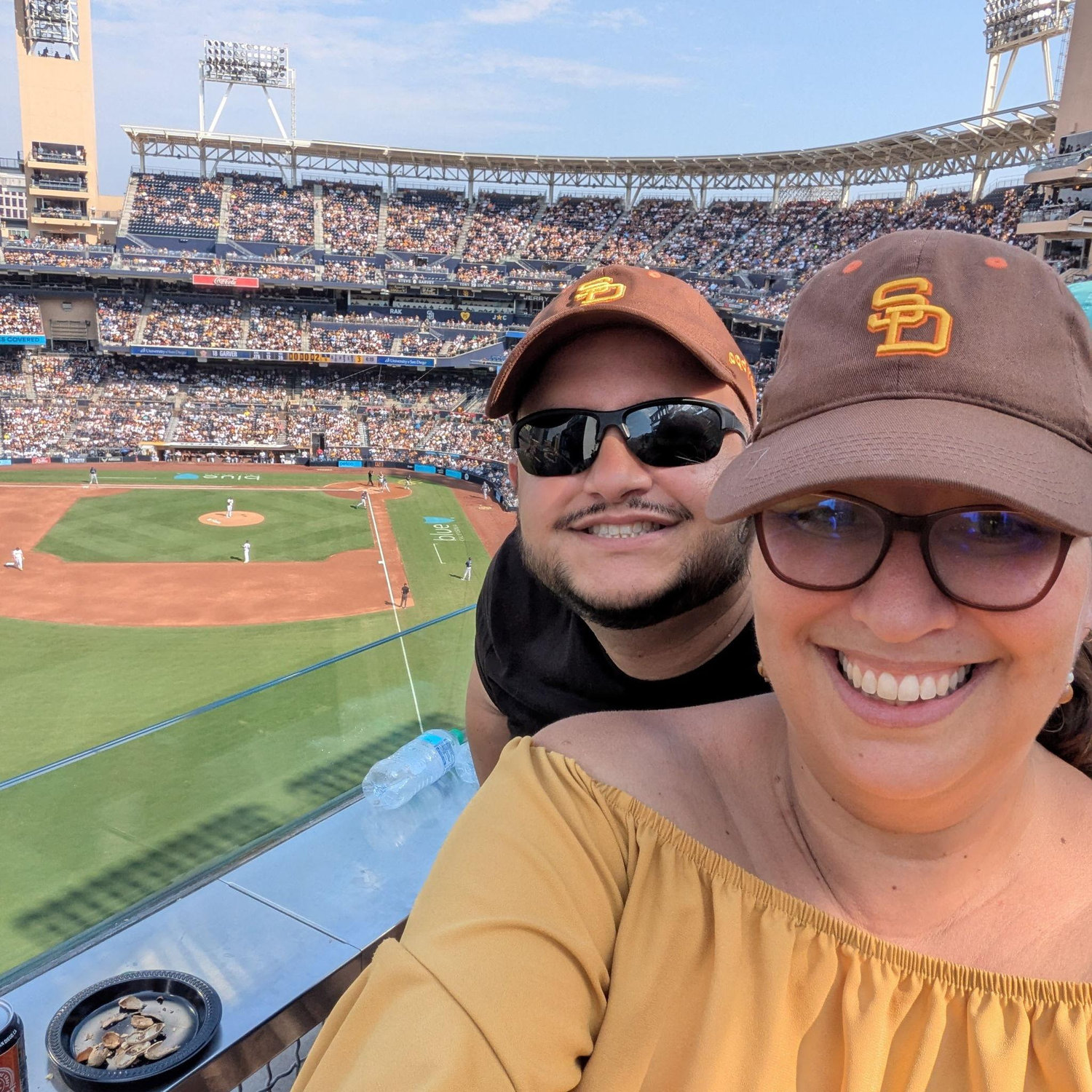 Love supporting the Padres together. Win or lose Petco Park is always fun.