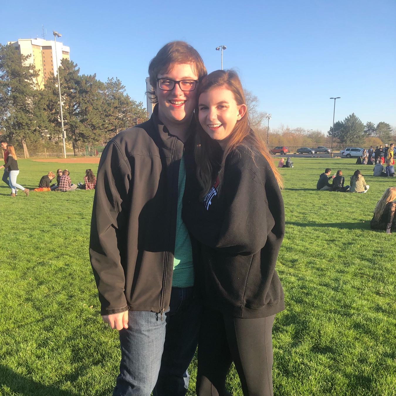 Our first photo together!