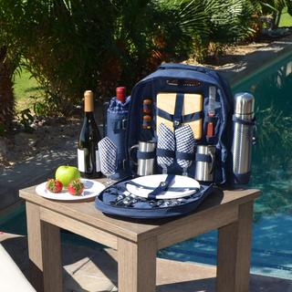 2-Person Equipped Picnic Backpack with Coffee Set
