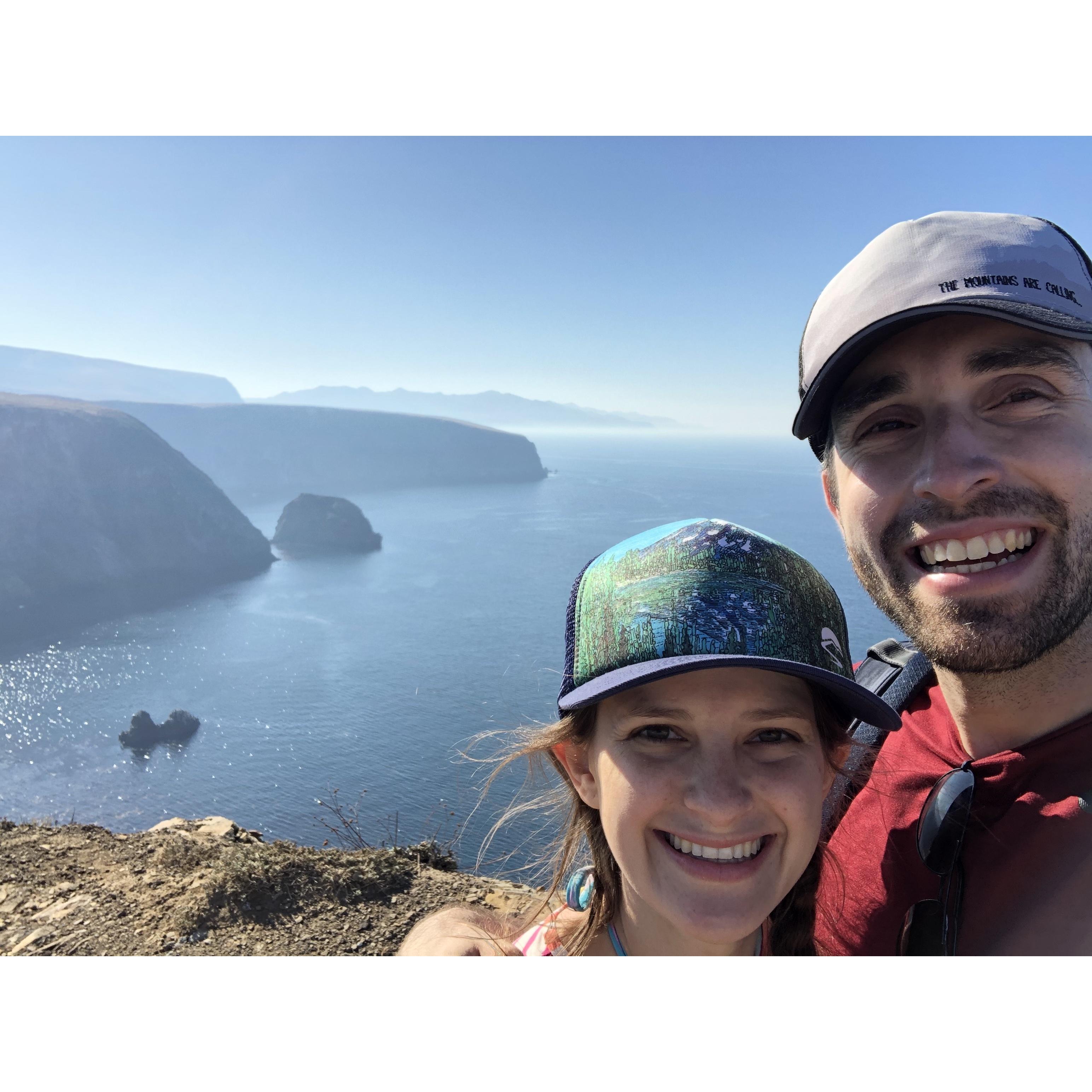 Cave Kayaking and exploring in the Channel Islands