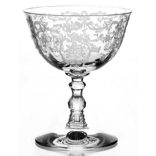 Low Sherbet Navarre Clear by Fostoria