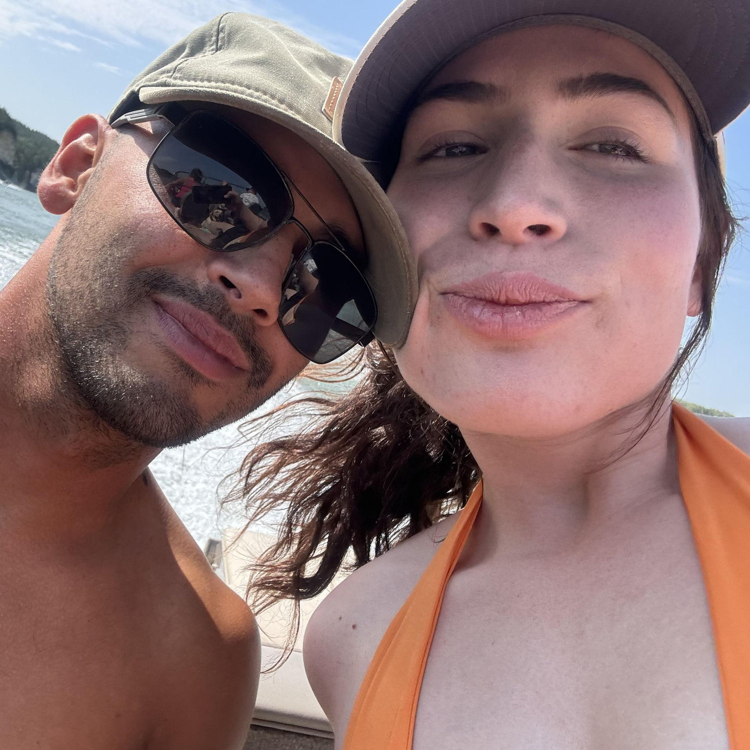 The day we started dating at the Niobrara River