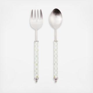 Sterling Check Supper Club Salad Serving Set