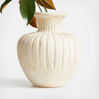 Enorme Cannelee Textured Vase by Athena Calderone