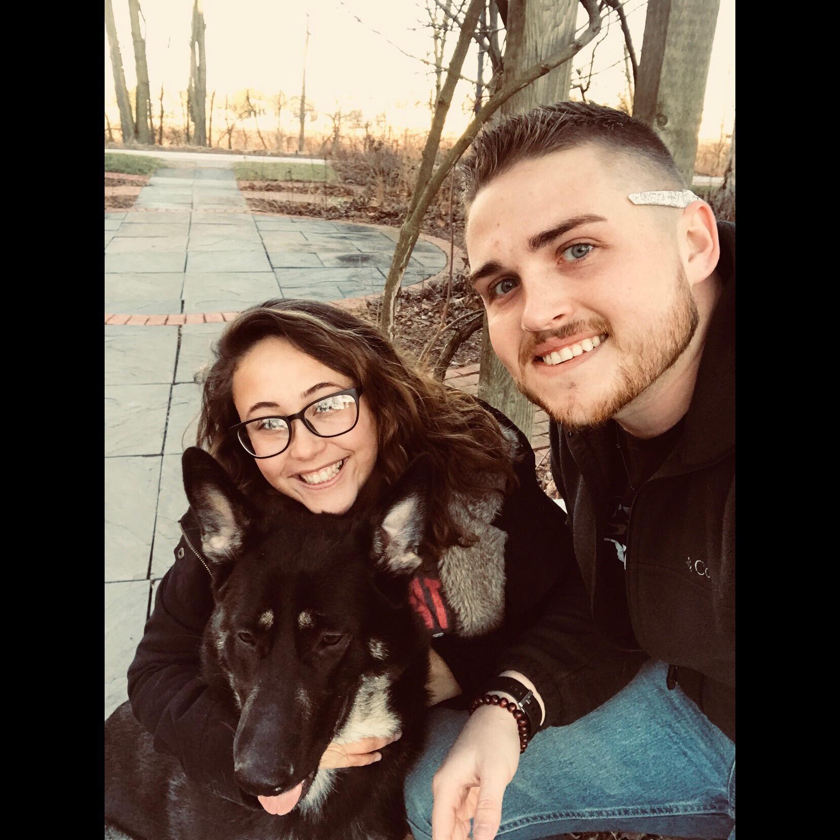 very first picture as a family of 3