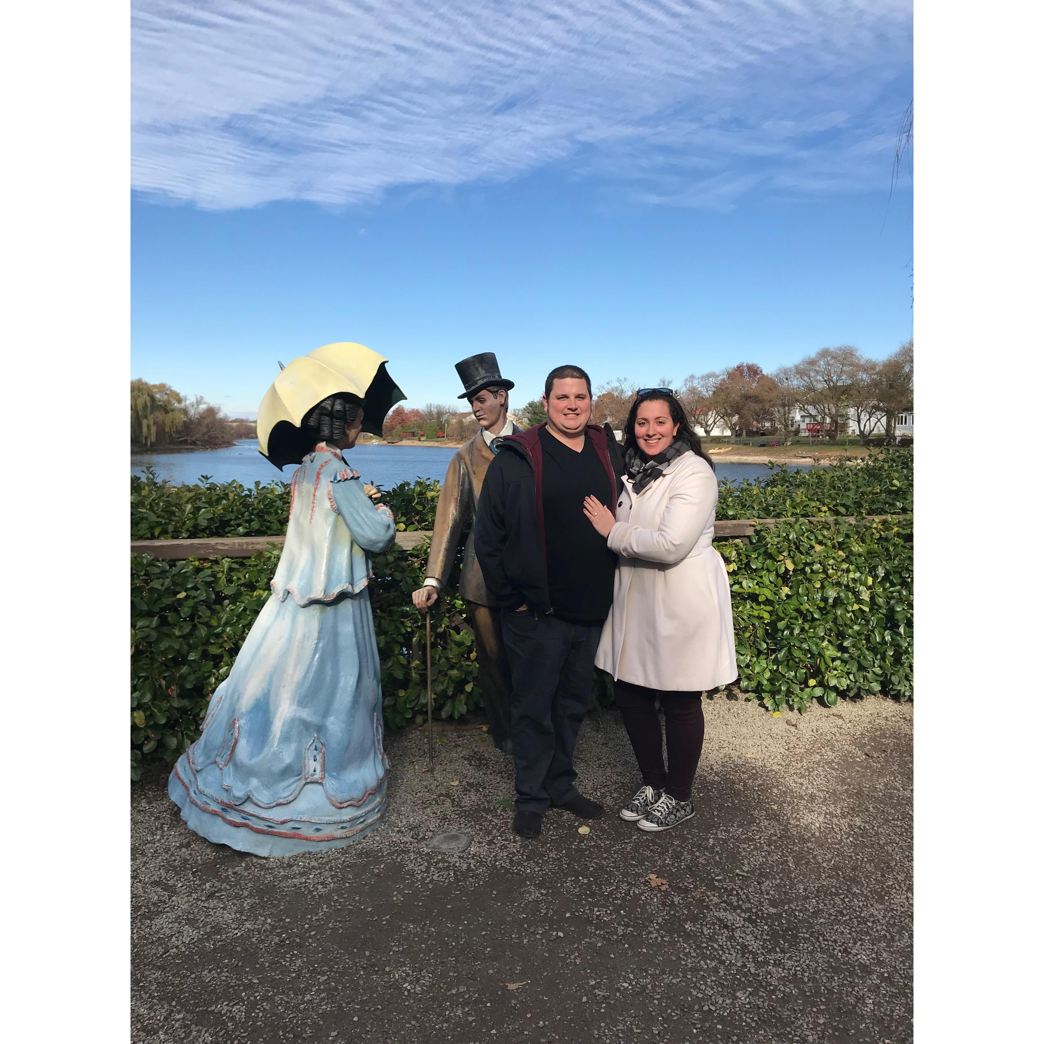 The spot where Sabrina said "YES!" on 11.26.17