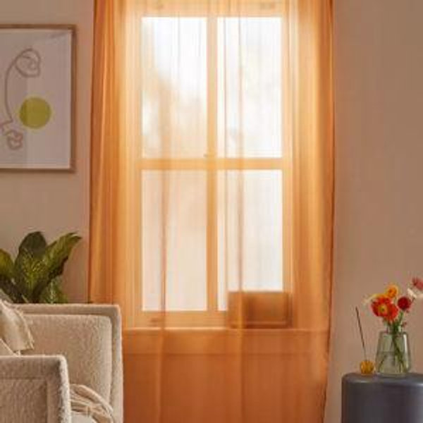 Chiffon Sheer Curtain Window Panel