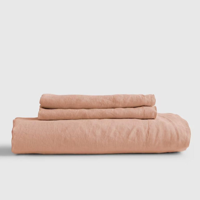 European Linen Fitted Sheet Set