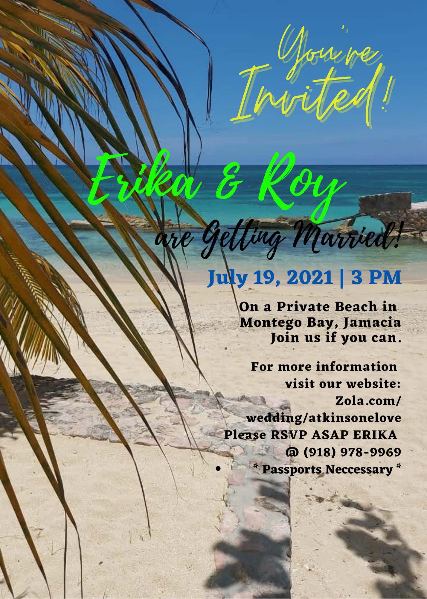 The Wedding Website of Erika Davis and Roy Atkins