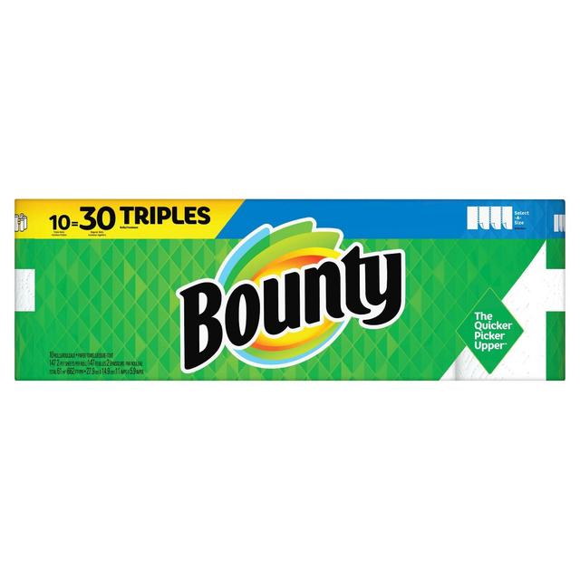Bounty Select-A-Size Paper Towels - 10 Triple Rolls