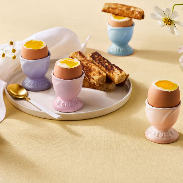 Le Creuset Petal Egg Cups, Set of 4 - Multicolor