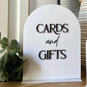 Arch Cards and Gifts Sign - Etsy