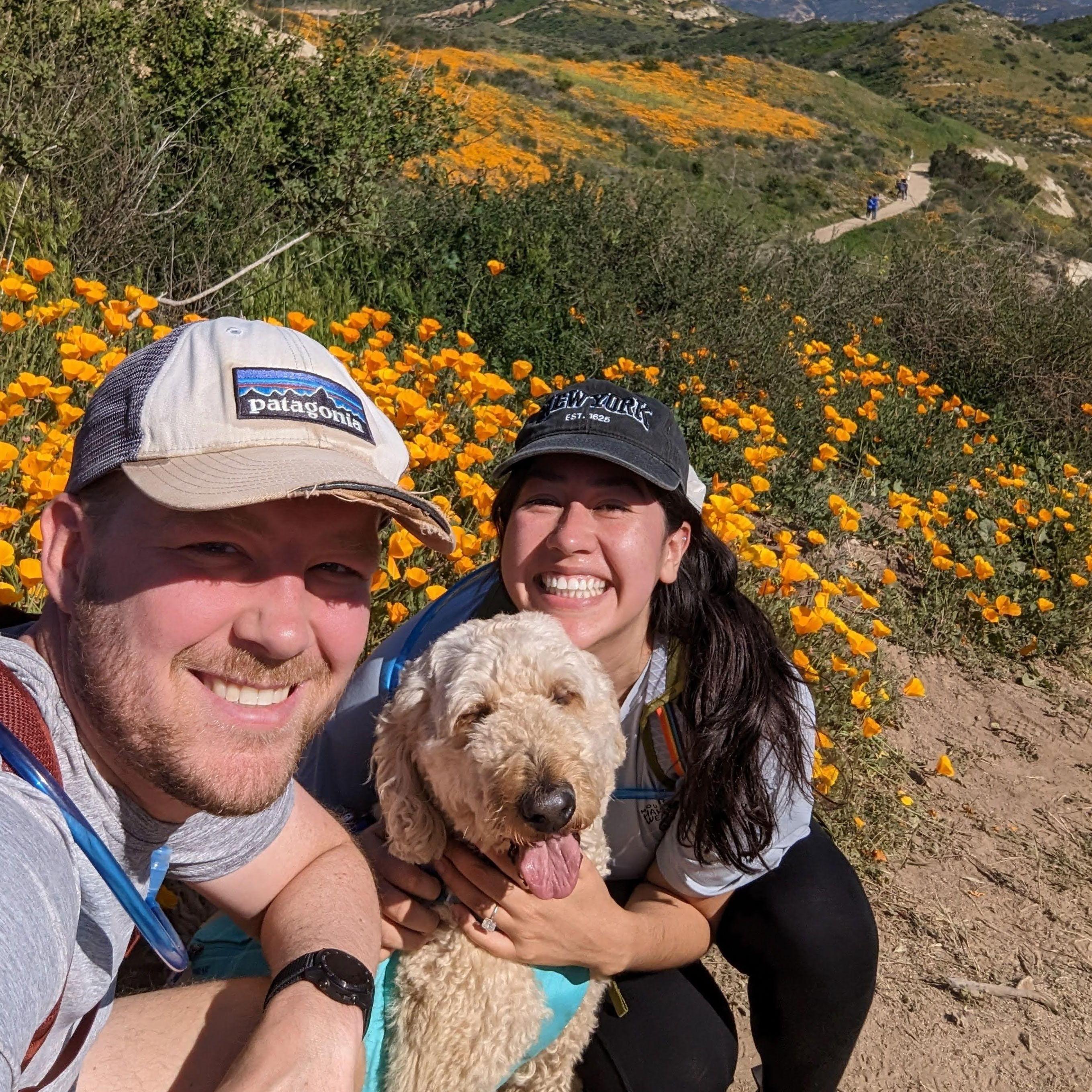 Cooper getting wrecked in the CA Superbloom