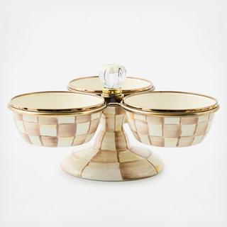 Mocha Check Stainless Steel Triplicity